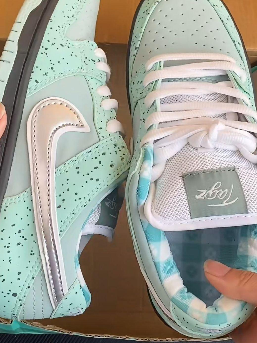 春日薄荷绿!这双泼墨Dunk太清爽了💚